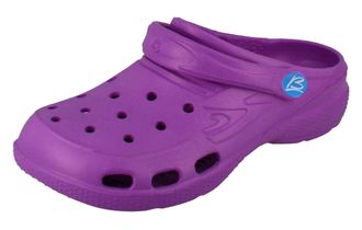 Beck Womens Clogs Water Sports Shoes, Purple, 5.5 UK