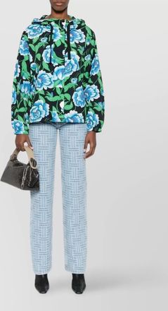 Kenzo straight fit trousers all-over pattern