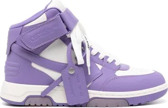 Off-white Out Of Office trainers - men - Calf Leather/Rubber/Polyester/Calf Leather/Polyester - 44 - Purple