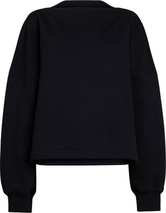 Alaia Boatneck Fleece Sweatshirt