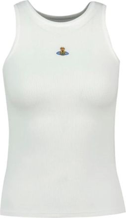 Vivienne Westwood Tops, Dames, Wit, S, 90s Vest