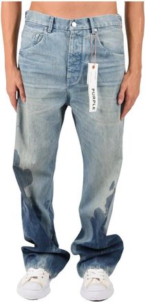 Purple Tailored Selvedge Jeans - Heren - Regular Fit Jeans - Blauw - W38 - Katoen - Jeans