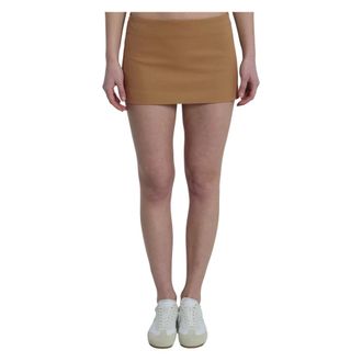 Frankie Shop Minifalda Hera - Skirts - Mujer - Marr&oacute;n - L