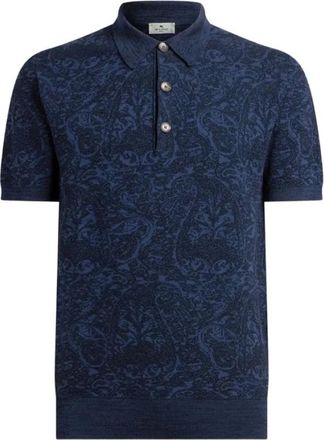Etro Hombre, Camisetas, Azul, Talla: 2XL