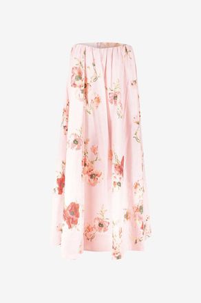 Zimmermann Ausgestelltes Tr&auml;ger-Midikleid aus Popeline Lightburst Puff