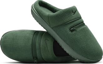 Nike Mens Burrow Slippers in Green | FJ6039-300