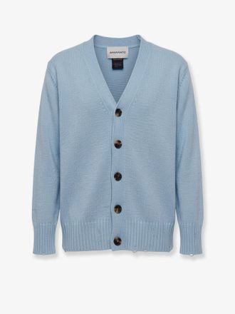 Amaranto Cardigan in misto lana e cashmere - AMARANTO - gender_Man