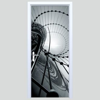 OEM Adhesivo De Tela Para Puerta Con Dise&ntilde;o Abstracto De Cuerda 146pd