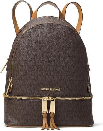 Michael Kors Stijlvolle Rugzak voor Dagelijks Gebruik - Dames - Rugzakken - Bruin - ONE Size - Tassen