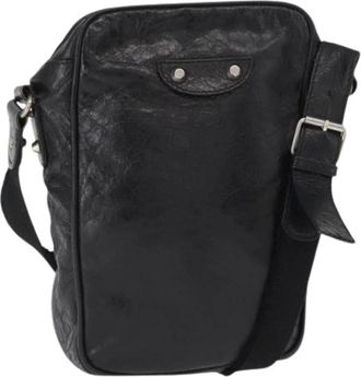 Balenciaga Pre-owned Cross Body Bags, female, Black, Size: ONE SIZE Pre-owned Vintage Cross Body Bag