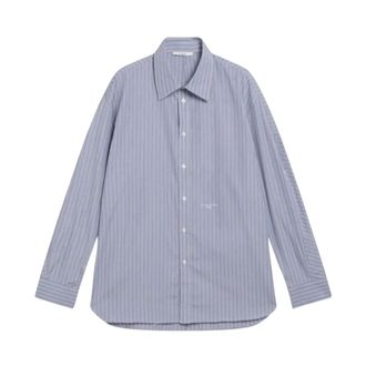 Givenchy Heren, Overhemden, Blauw, Maat: M Leer