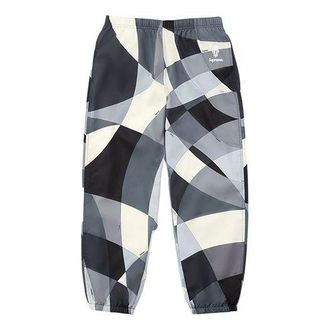 SUPREME x Emilio Pucci Sport Pants Black White Grey SUP-SS21-787