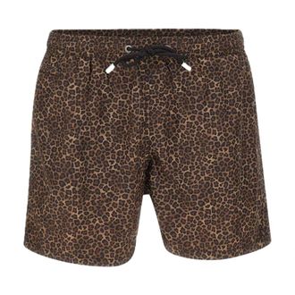 MC2 Saint Barth Beachwear, male, Brown, Size: XL Lighting Micro Fantasy Ultralight Swimsuit
