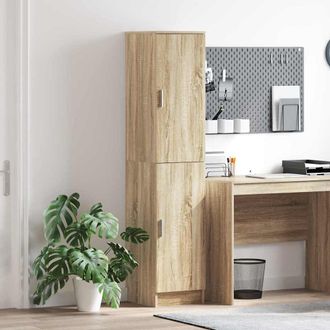 vidaXL Highboard Rovere Sonoma 35 X 39 X 168 Cm Legno Multistrato - Vidaxl
