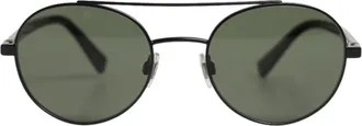 Dolce & Gabbana Womens Matte Black Steel Frame Gray Lens Sunglasses