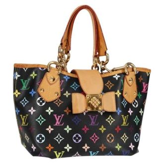 Louis Vuitton Tweedehands Canvas Louis Vuitton tassen - Dames - Pre-owned - Zwart - Maat: ONE Size Leer