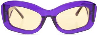 The Attico Rechthoekige Zonnebril - Dames - Zonnebrillen - Paars - ONE Size - Accessoires