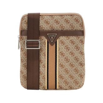 Guess Messenger Bags, male, Brown, Size: ONE SIZE Milano Flat Crossbody