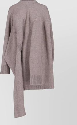 Niccol&ograve; Pasqualetti cashmere wool crewneck cardi coat