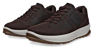 Ecco Sneaker ECCO ByWay 2.0, Herren, Gr. 41, braun, Nubukleder, Schuhe Sneaker, Outdoorschuh, Freizeitschuh, Halbschuh mit gepolstertem Schaftrand
