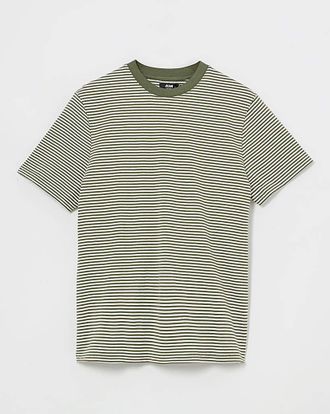 Jacamo Textured Bretton Stripe T-Shirt