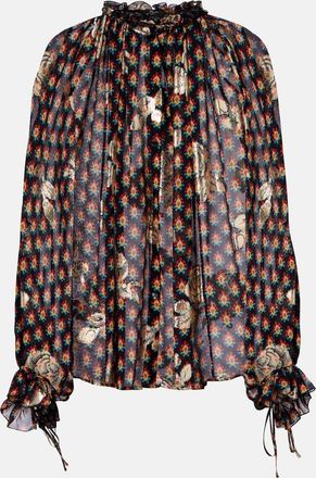 Etro Silk-blend blouse