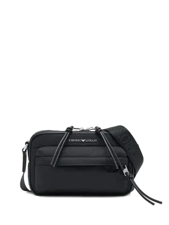 ショルダーバッグ EMPORIO ARMANI Men Messenger Bags Y4M387Y138E81072 BLACK Emporio Armani logo-jacquard Messenger Bag | Black | FARFETCH