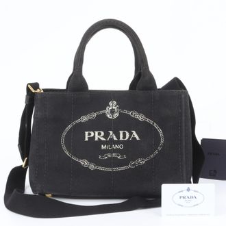 Prada Black Shoulder Bag Tote Bag (Pre-Owned)