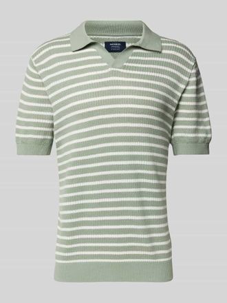 Mc Neal Regular Fit Poloshirt mit V-Ausschnitt in Lind, Gr&ouml;&szlig;e XXXL