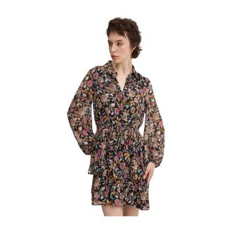 Desigual Kleedjes, Dames, Veelkleurig, XS, Polyester, Sandalo