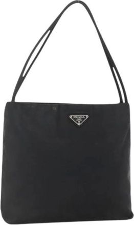 Prada Pre-owned Shoulder Bags, female, Black, Size: ONE SIZE Pre-owned Vintage Hand Bag