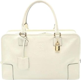 Loewe Pre-owned Handbags, female, White, Size: ONE SIZE Pre-owned Handbag
