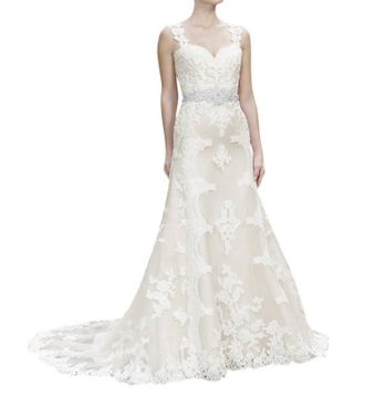 Casablanca Holly A-Line Gown In Ivory