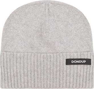 Dondup Gorro de punto acanalado de cachemir - Accessories - Hombre - Gris - ONE SIZE