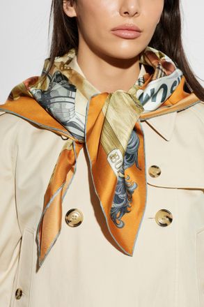 Burberry Silk Scarf, Unisex, Multicolour