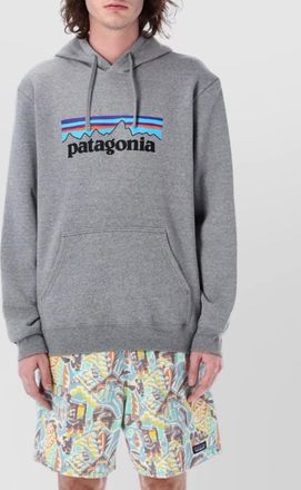 Patagonia cotton blend logo hoodie