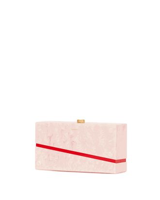 Hammitt Hammitt Soiree Clutch Carrara Blush Brushed Gold Med