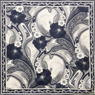 Alemais Alémais Foulard Mickey in seta con stampa