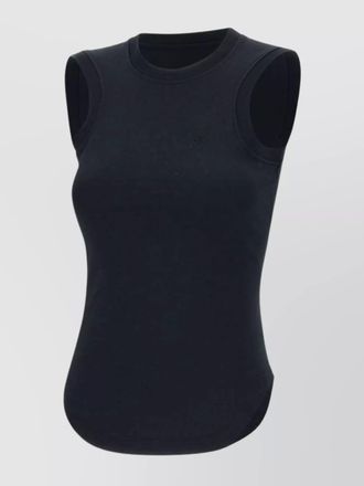 The Attico cotton slim-fit ribbed tank top