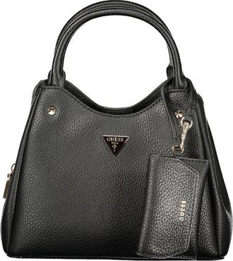 Guess Black Polyurethane Womens Womens Bag