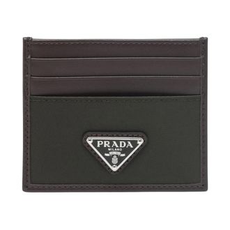 Prada Wallets & Cardholders, male, Green, Size: ONE SIZE Speedrock Card Holder