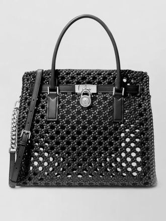 Michael Kors tote bag detachable strap metal hardware