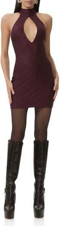 AFRM Shoda Cutout Body-Con Minidress in Vineyard at Nordstrom Rack, Size X-Small