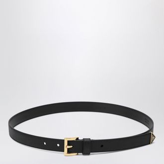 Prada Cintura nera in pelle Saffiano