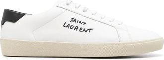 Saint Laurent Heren, Schoenen, Wit, Maat: 40 1/2 EU Leer