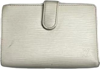 Louis Vuitton Pre-owned Wallets, female, White, Size: ONE SIZE Pre-owned Leather Wallet