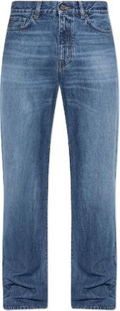 Versace Light Wash Straight Jeans, Waist Size 33