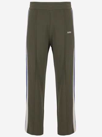 Autry Olive Green Knitted Viscose Joggers