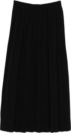 Lisa Yang Minda Skirt - Dames - Midirokken - Zwart - XS - Katoen - Rokken