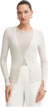 Marc O'Polo C&aacute;rdigan Fino de Red - Knitwear - Mujer - Beige - XS